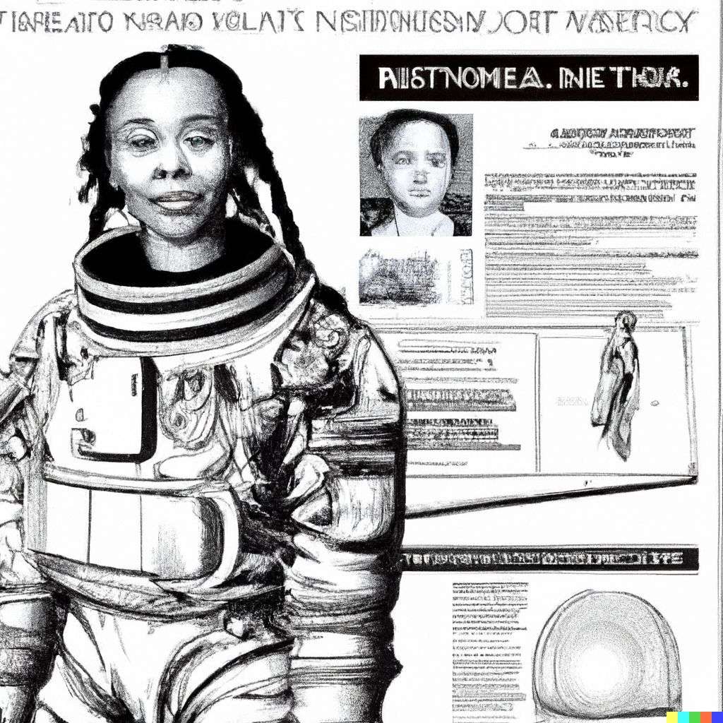 an astronaut, government information leaflet from World War 2